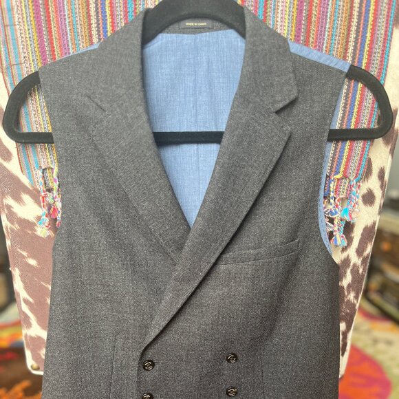 Massimo Dutti Double Breasted Vest/Waistcoat - Brand New - Picture 2 of 7